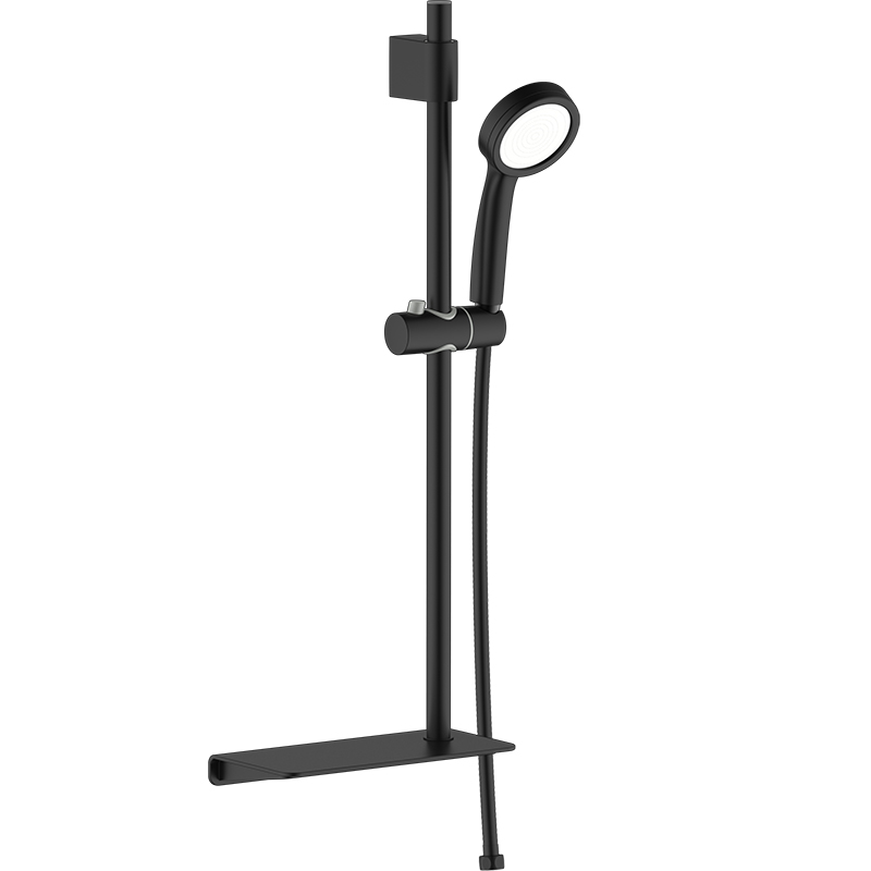 Black Handheld Shower with Slide Bar