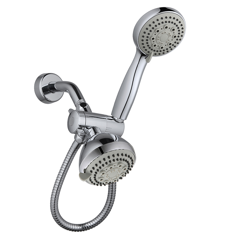 delta rain shower head with handheld sprayer